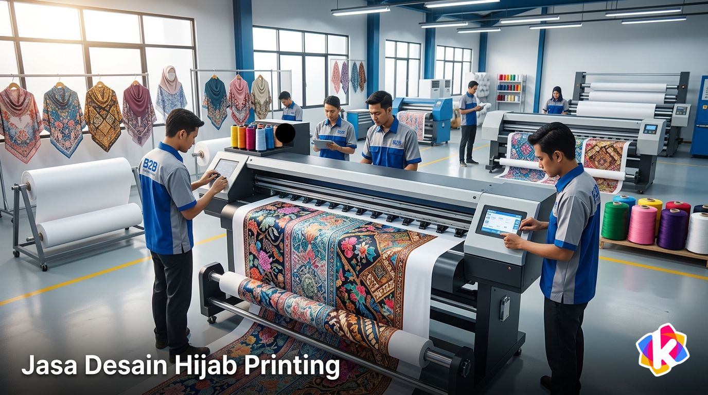 Jasa Desain Hijab Printing