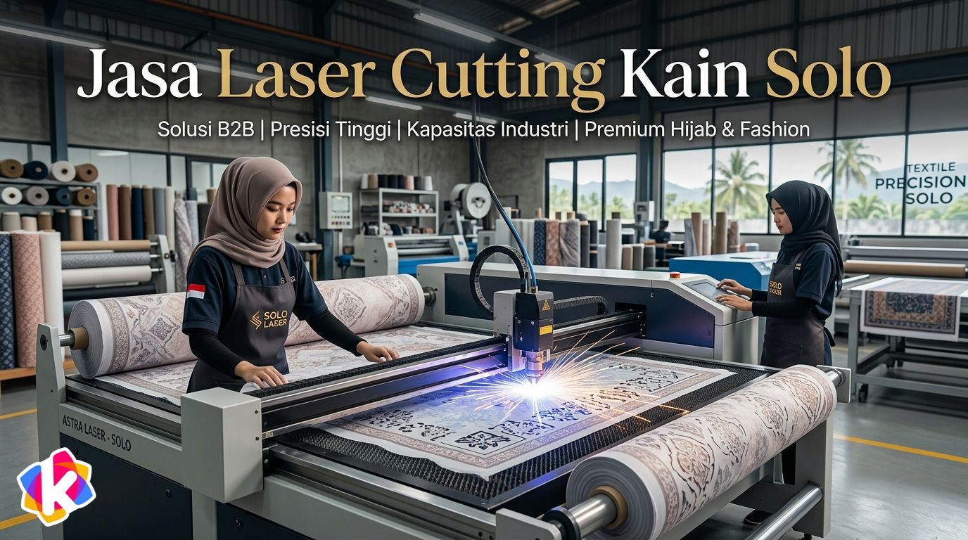 Jasa Laser Cutting Kain Solo