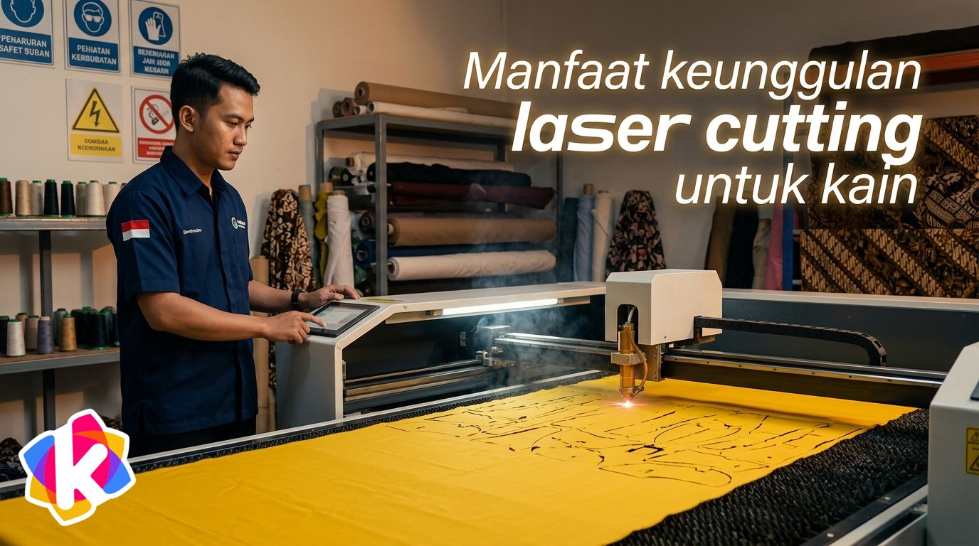 Manfaat keunggulan laser cutting untuk kain