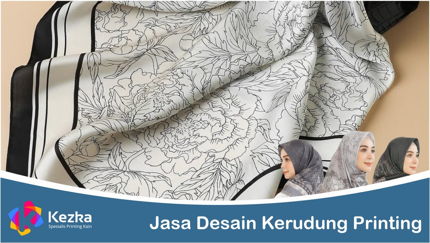 jasa desain kerudung printing