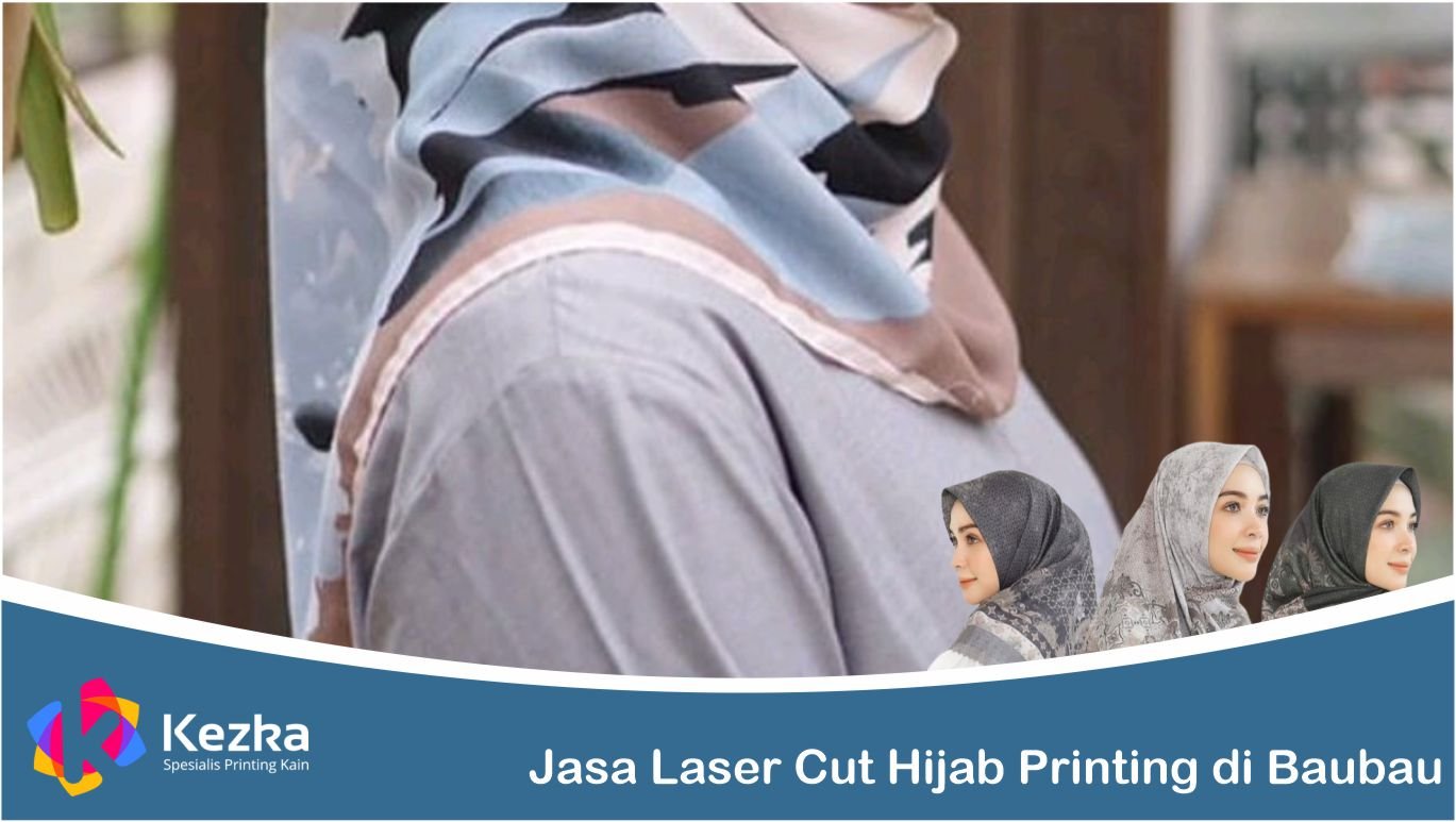 Jasa Laser Cut Hijab Printing di Baubau