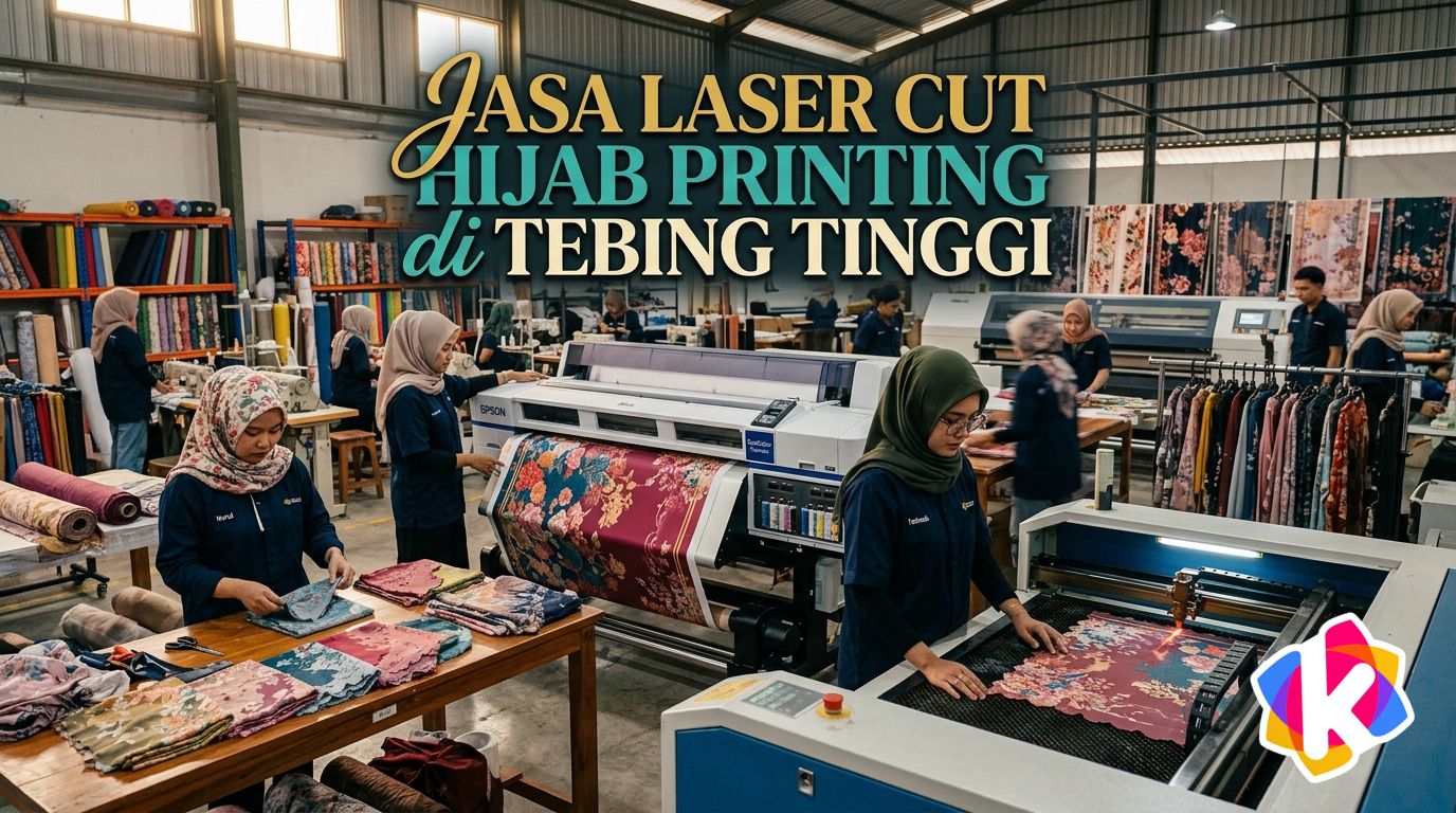 Jasa Laser Cut Hijab Printing di Tebing Tinggi