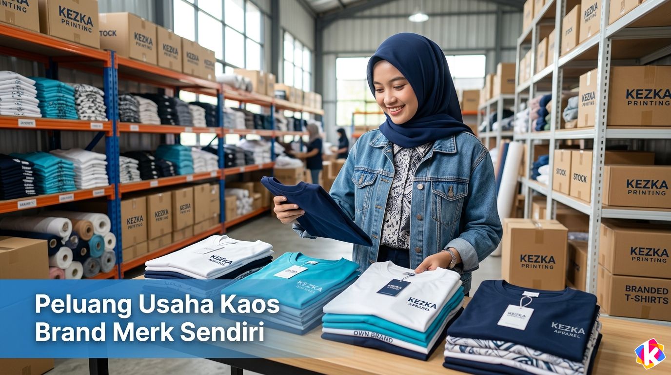 Peluang Usaha Kaos Brand Merk Sendiri
