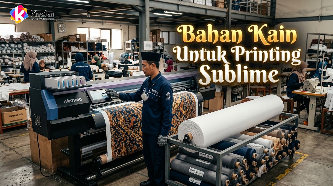 Bahan Kain Untuk Printing Sublime