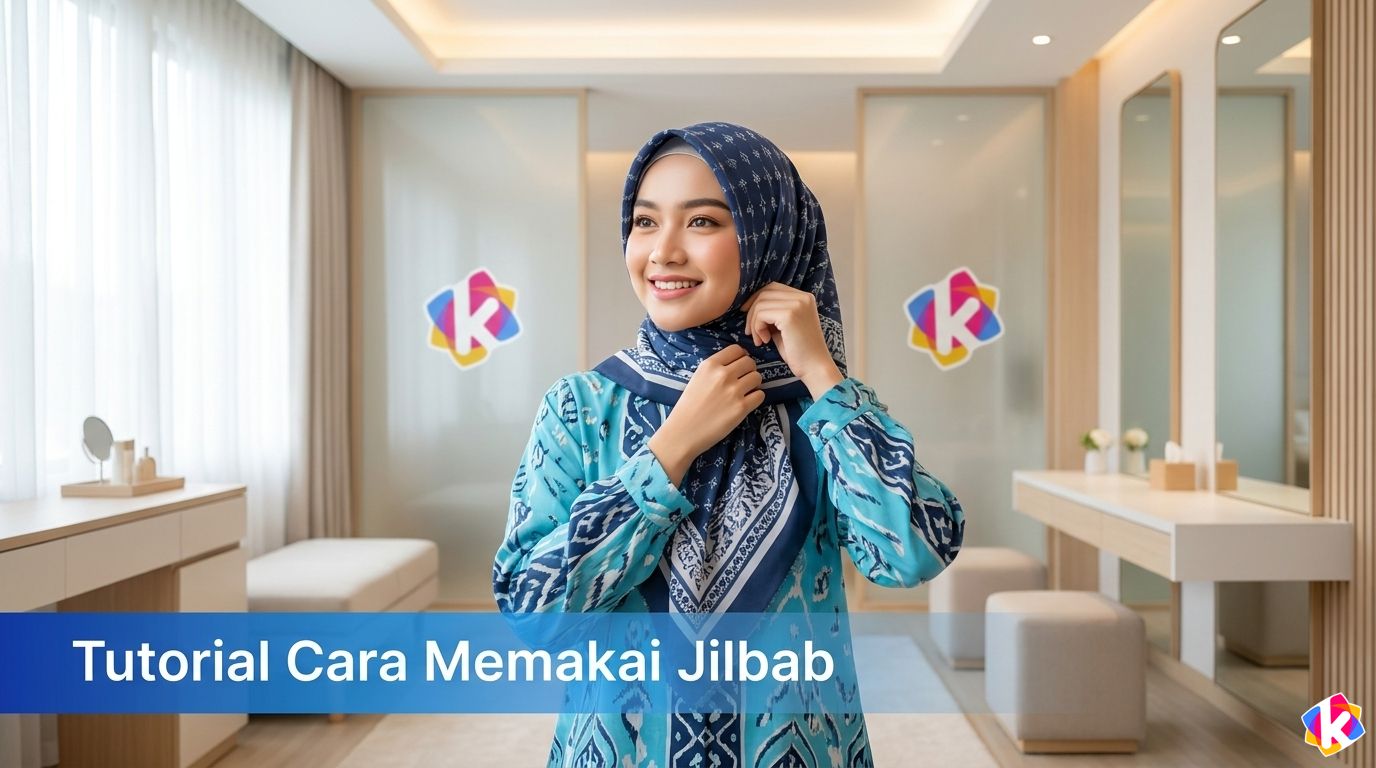 Tutorial Cara Memakai Jilbab