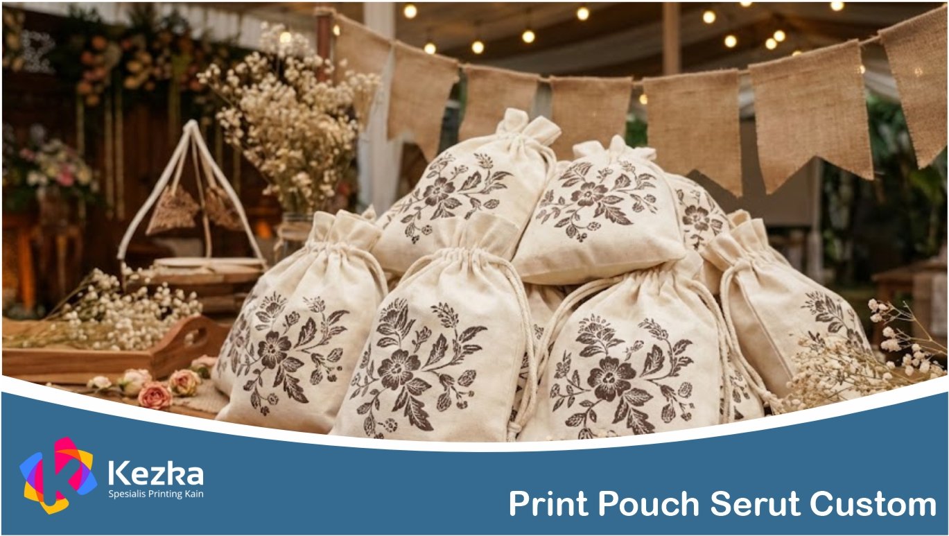 Print Pouch Serut Custom