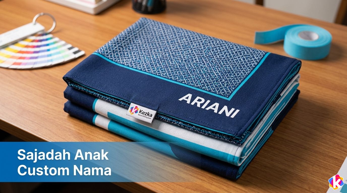 Sajadah Anak Custom Nama