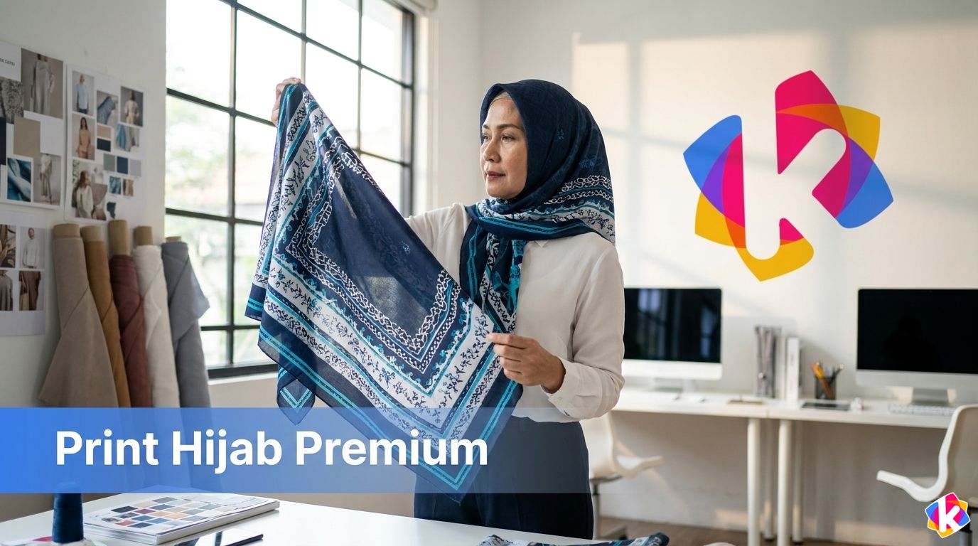 Print Hijab Premium