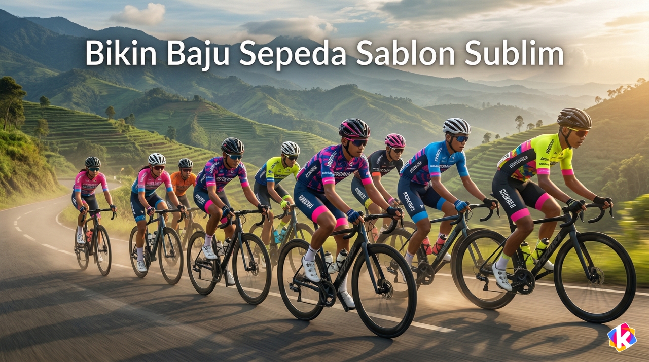 Bikin Baju Sepeda Sablon Sublim