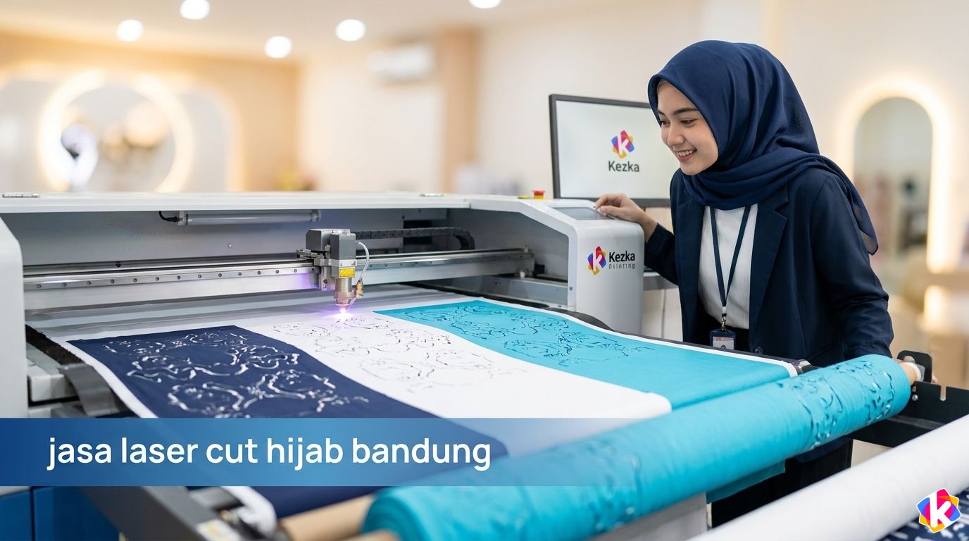 Jasa Laser Cut Hijab Bandung