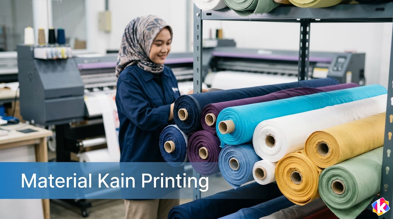 material kain printing