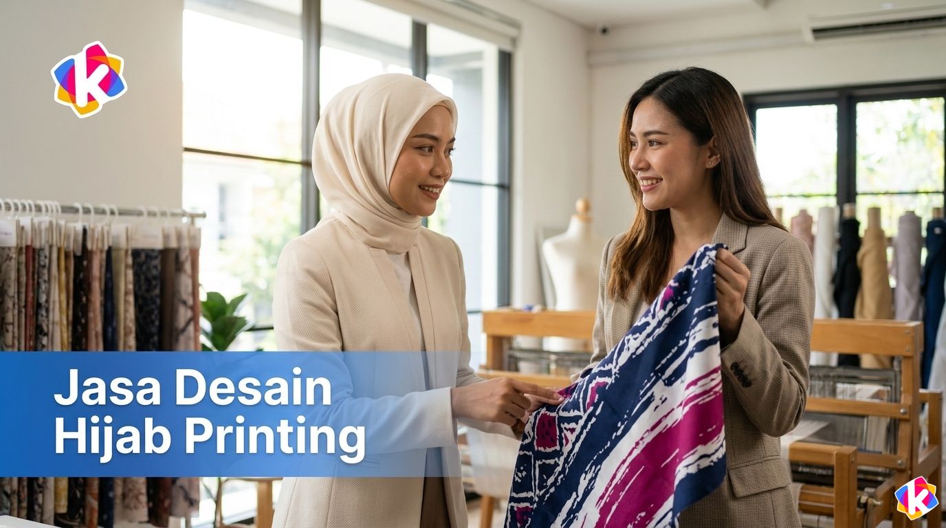 Jasa Desain Hijab Printing