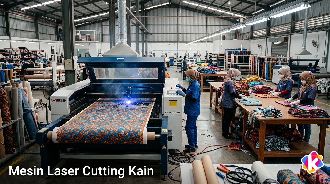 Mesin Laser Cutting Kain