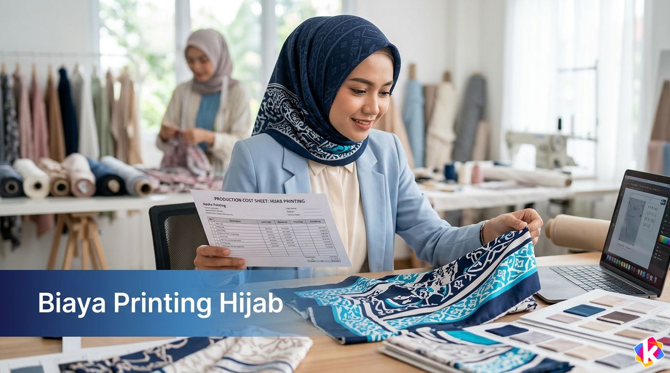 Biaya printing hijab