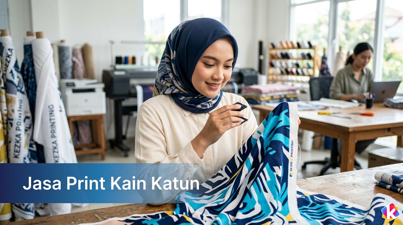 Jasa Printing Kain Katun