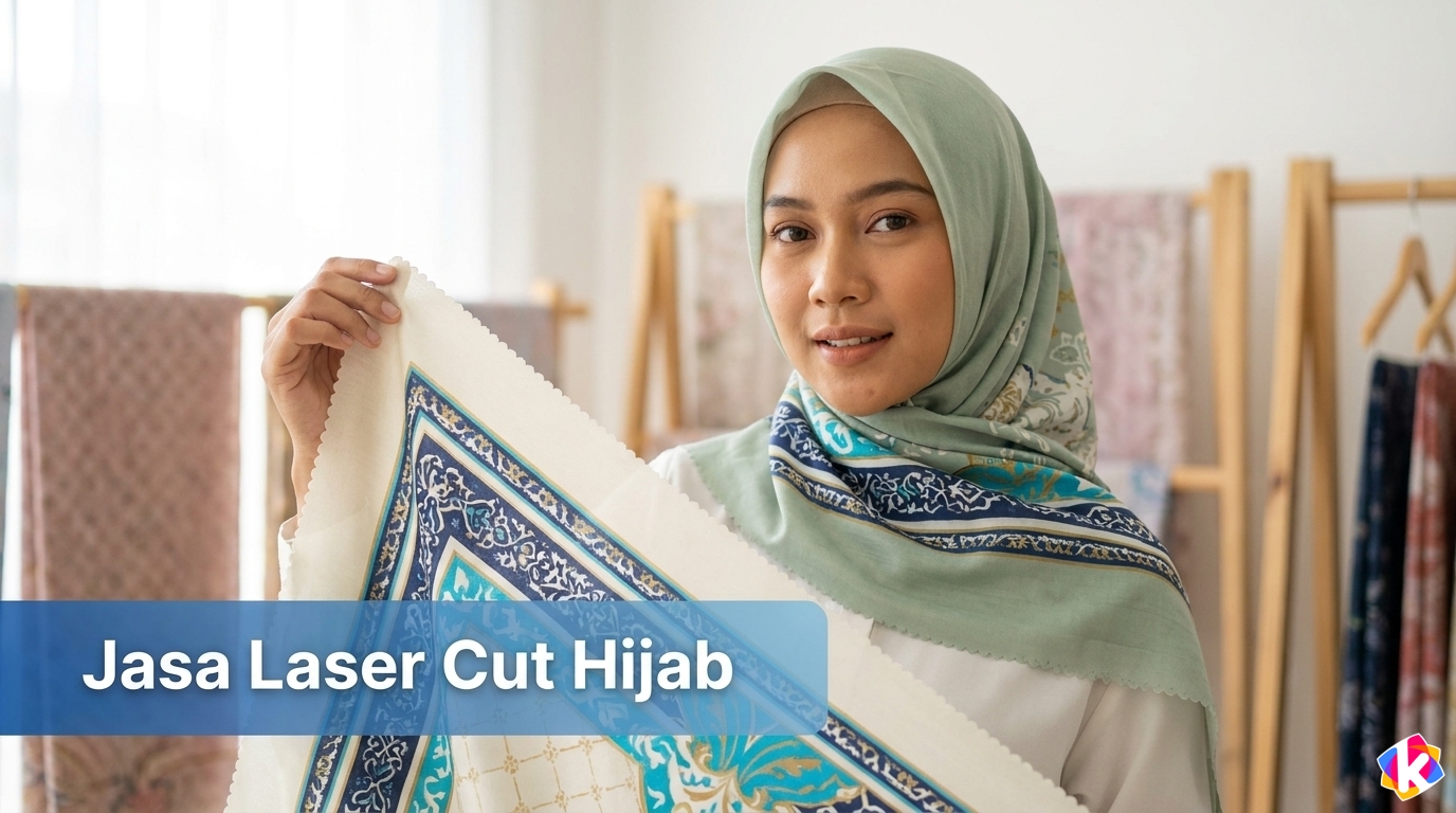 jasa laser cut hijab voal tepi scallop rapi